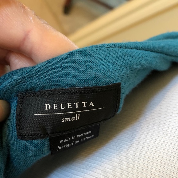 Anthropologie teal top - Picture 6 of 7